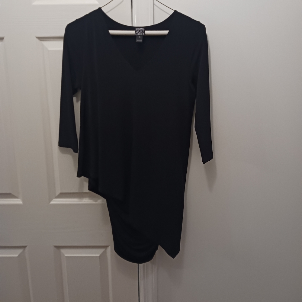 NWOT Black layered dress,size small